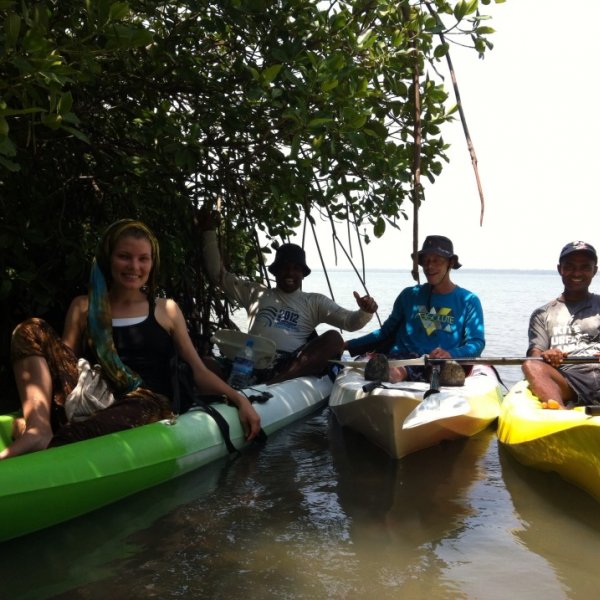 kayak boat ride